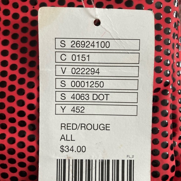 NWT Kimchi Blue Red Polka Dot Bag *see pics - Picture 3 of 11